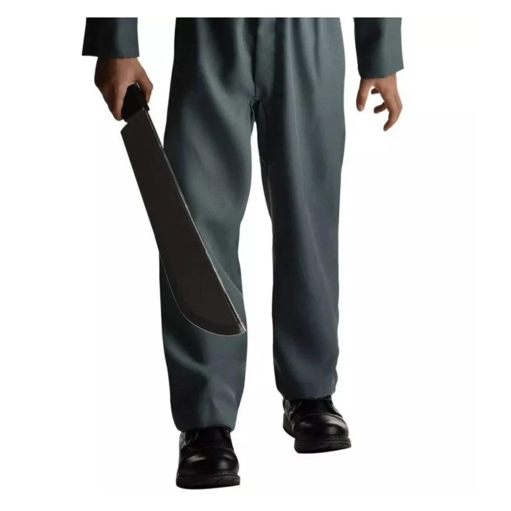 Halloween Michael Myers Jumpsuit & Mask Costume Size Youth M 8-10 New Halloween - Picture 3 of 10